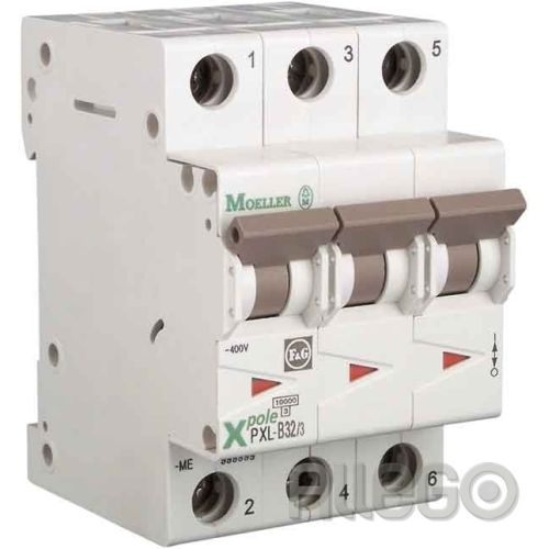 Bild: Moeller LS-Schalter 63A 3polig PXL-B63/3 B-Charakter Moeller LS-Schalter 63A 3po