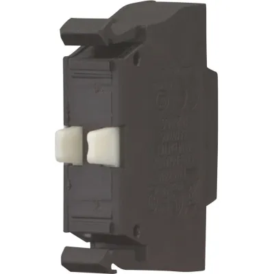 Eaton Kontaktelement M22-CK11 | 1 Schließer, 1 Öffner | Frontbefestigung | Federzug | 6A AC | weiß