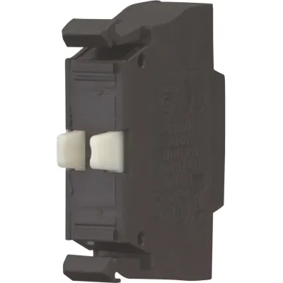 Eaton Kontaktelement M22-CK11 | 1 Schließer, 1 Öffner | Frontbefestigung | Federzug | 6A AC | weiß
