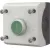 Bild: Eaton Drucktaster M22-D-G-X1/KC11/I 216522 | 1 Schließer 1 Öffner | flach | Ø22mm | grün | IP67