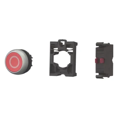 Eaton Drucktaster M22-D-R-X0/K01 | 216510 | 1 Öffner | flach | rund | IP67 IP69K | Schraubanschluss | rot