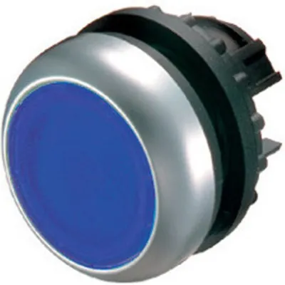 Eaton Leuchtdrucktaster M22-DL-B | Drucktaster flach tastend | IP67 IP69K | 22 mm | beleuchtet | Kunststoff | blau