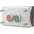 Bild: Eaton Drucktaster M22-I2-M1 | 2-fach Komplettgerät 216529 | 2 Schließer 2 Öffner | Aufbaugehäuse IP67/IP69K | grau
