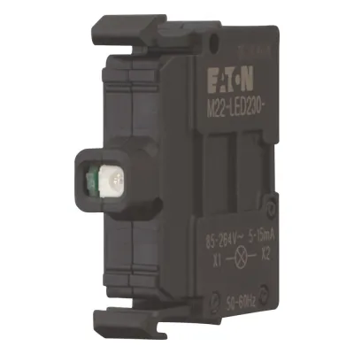 Eaton LED-Element M22-LED-R 216558 | Leuchtelement 12-30V AC/DC | Frontbefestigung | Schraubanschluss | rot