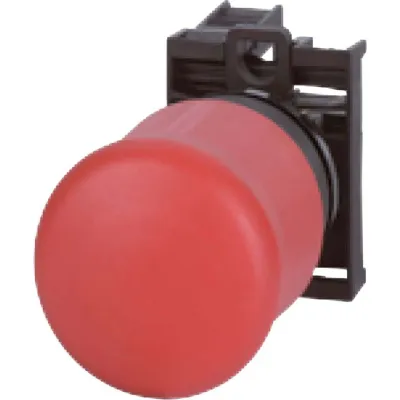 Eaton Not-Aus-Taster M22-PV/K01 216515 | Zugentriegelung | 1 Öffner | Pilzform 38mm | IP66/IP69K | rot/gelb