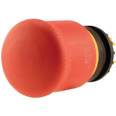 Eaton Not-Aus-Taste M22-PV 216876 | Pilztaster | Fronteinbau | Zugentriegelung | Ø38mm | IP66 | rot