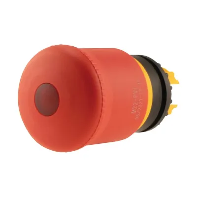 Eaton Not-Aus-Taster M22-PVL / 216878 | beleuchtet | Pilzform Ø38mm | Zugentriegelung | IP66/IP69K | rot