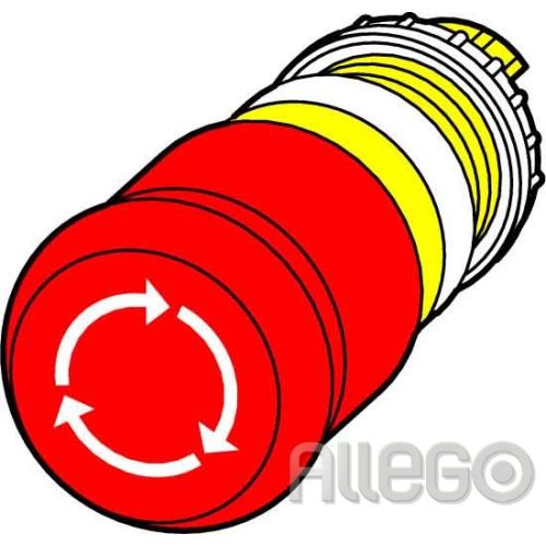 Bild: Moeller M22-PVT Not-Aus-Taste unbeleuchtet drehentriegel