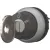 Bild: Eaton Schlüsseltaste M22-WS3 | 3 Stellungen | Tastend | IP66 | Frontring Titan | Lochdurchmesser 22,5 mm | schwarz