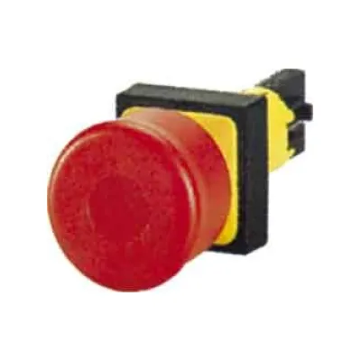 Eaton Not-Aus-Taste Q25PV 072370 | Pilzschlagtaster | 16mm Einbau | rastend Zugentriegelung | IP65 | rot | rund