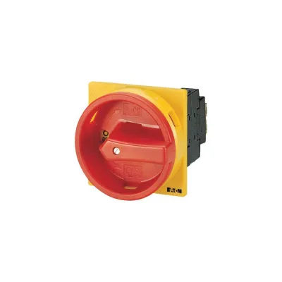 Eaton Hauptschalter P1-25/EA/SVB/N 25A 4-polig | NOT-AUS | verriegelbar | Einbau | IP65 | Schraubanschluss | rot
