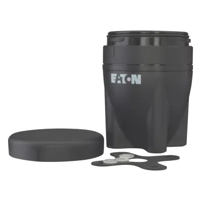 EATON Basismodul SL7-CB-IMH 171447 | Signalsäule Basis | interne Befestigungslöcher | Federzugklemme | schwarz