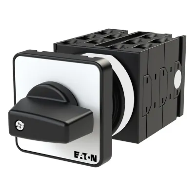 Eaton Stufenschalter T0-5-8281/E 048344 | 3-polig | 20A | 3 Stufen | 45° rastend | IP65 | Schraubanschluss | schwarz