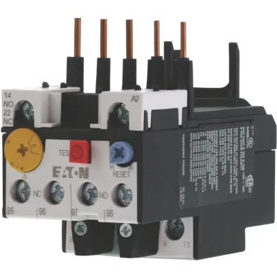 Eaton Motorschutzrelais ZB12-1,6 278436 | Überlastrelais 1-1,6A | Direktanbau | 1 Schließer 1 Öffner | IP20 | bunt
