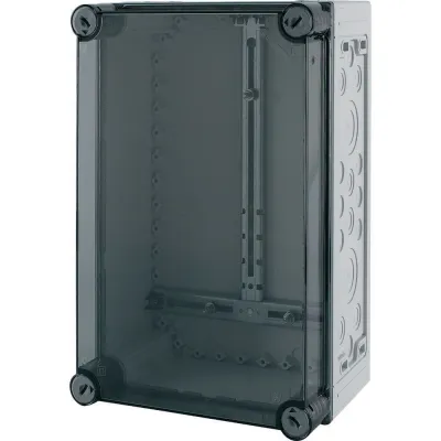Eaton Zählergehäuse ZG/I43E-G-150 | IP65 | Kunststoff | HxBxT 375x250x175 mm | Einbautiefe 136 mm | Aufputz | grau