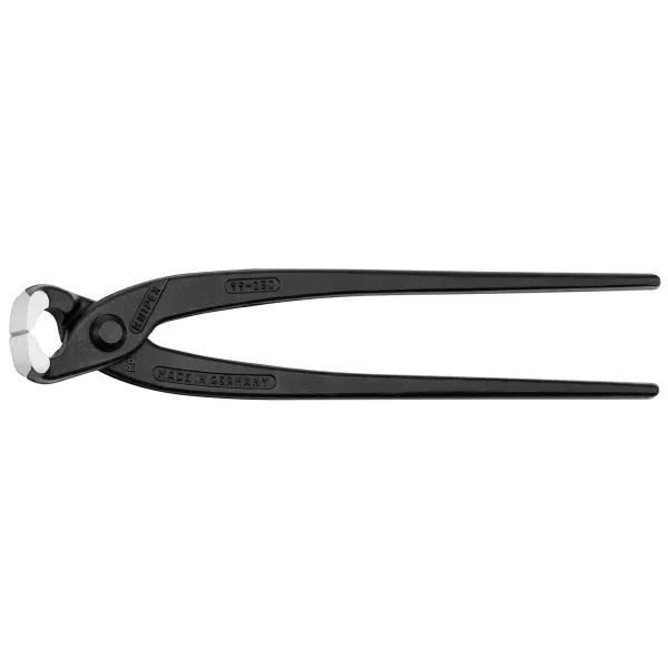 KNIPEX Monierzange 99 00 250 SB | 250mm Bindedrahtzange | Verdrillen & Schneiden | Spezialstahl | Schwarz