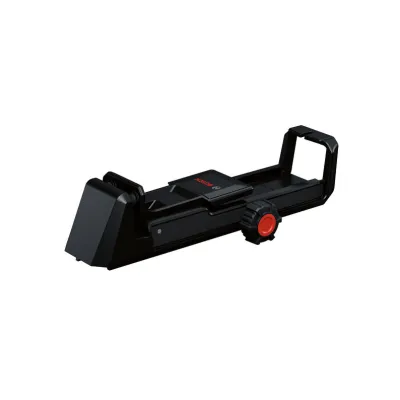 BOSCH Montagehalterung DK 20 1608M00C4C | Deckenklemme für Linienlaser GLL 18V-120-33 CG | Schwarz | Höhenverstellbar