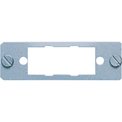 JUNG Montageplatte D-Sub 15polig | für Trapezsteckverbinder | Metall | 53x17mm | Schraubbefestigung | IP20