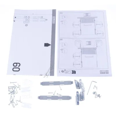 Montagesatz Schiebesystem 38- für Ofen Whirlpool Indesit 488000860130 Laufwerk F