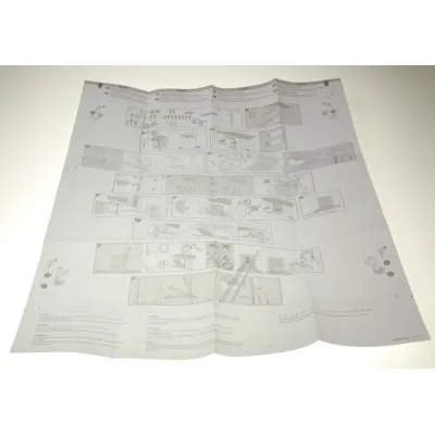 Montageschablone für Geschirrspüler Electrolux 140035669161 Türmontage