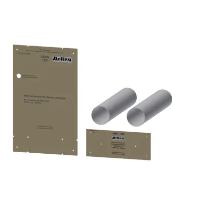 Montageset Aufputz Meltem 200407 M-WRG-IIM/AP DN100 für Wohnraumlüfter