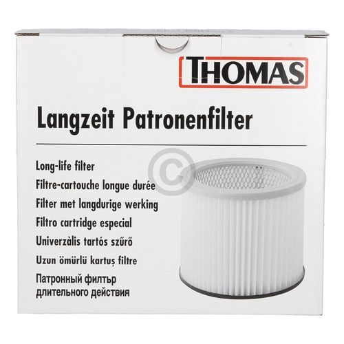 Bild: Motorfilterzylinder THOMAS 787421 Lamellenfilter für Multisauger Nass Trocken