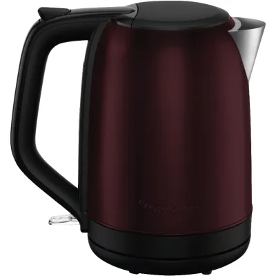 ElectronicPartner Wasserkocher BY5S05E0 | Edelstahl | 1,7 l | 2.400 Watt | schnurlos | 360° Sockel | Kalkfilter | Silber