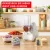 Bild: Moulinex Trommelzerkleinerer DK853B Fresh Express | Elektrischer Gemüsehobel 3-in-1 | 150 Watt | Reibe | Raspel | Grau