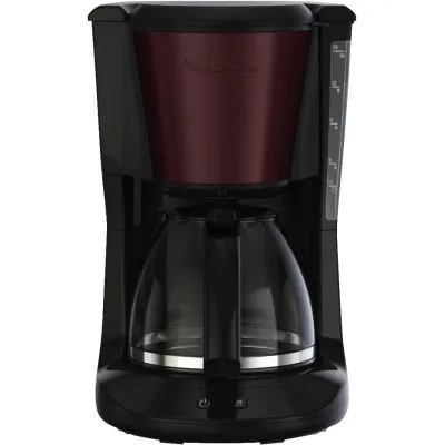 ElectronicPartner Filterkaffeemaschine FG5S05E0 | 15 Tassen | 1,25 l | Glaskanne | Warmhaltefunktion | 1000 W | Mattrot