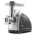 Bild: Moulinex Fleischwolf ME686832 HV8 Pro 4in1 | 2200 Watt | 2 Lochscheiben | Kebbe- & Wurstaufsatz | Schwarz/Silber