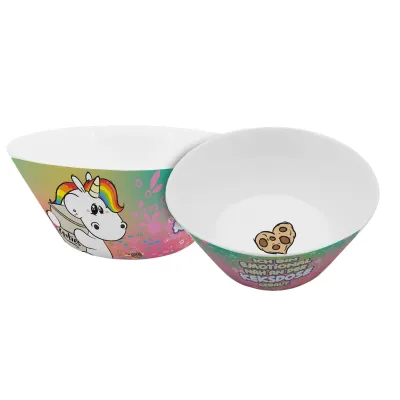 Gedalabels Müslischale Pummeleinhorn Keksdose 15866 | Keramik | 390ml | mikrowellengeeignet | spülmaschinenfest