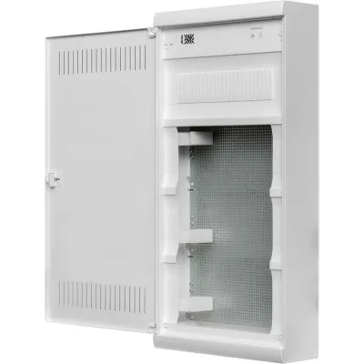 ABN Multimedia-Kleinverteiler A48ATL | Verteilerkasten 4-reihig 4x12TE | Aufputz | IP30 | Kunststoff | weiß RAL9016