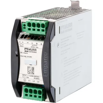 Murrelektronik Schaltnetzteil Emparro 85692 | 3-phasig | 24–28V DC | 20A | 480W | Power Boost | IP20 | Tragschiene