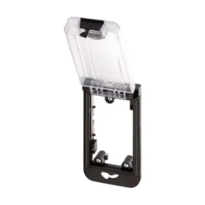 Murrelektronik Modlink MSDD Einbaurahmen 1-fach | transparent | IP65 | Klappdeckel | Kunststoff | Schraubbefestigung