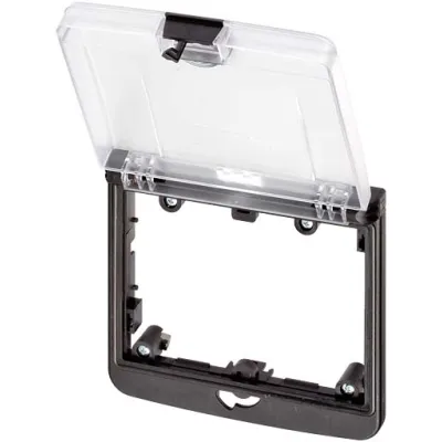 Murrelektronik Modlink MSDD Einbaurahmen 2-fach 4000-68522-0000001 | transparent | IP65 | Kunststoff | Klappdeckel