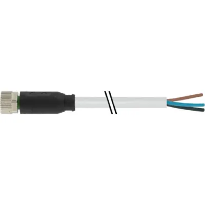 Murrelektronik Sensor-Aktor-Kabel 7000-08041-2300500 | M8 Buchse gerade | 3-polig | 5m | PUR | mehradrig | grau