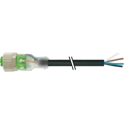 Murrelektronik Steckverbinder 7000-12291-6340500 | M12 Buchse gerade | 4-polig | Kunststoff | freies Leitungsende