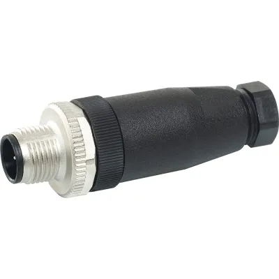 Murrelektronik M12 Stecker 7000-17301-0000000 | 8-polig gerade | Schraubklemme | Kunststoff | ungeschirmt | 0,5qmm