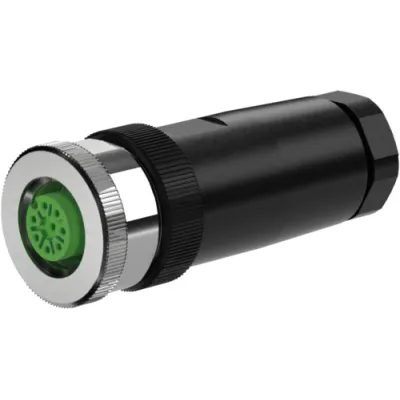 Murrelektronik Sensor-Buchse 7000-17321-0000000 | M12 Buchse 8-polig gerade | Schraubklemme | Kunststoff | Schwarz