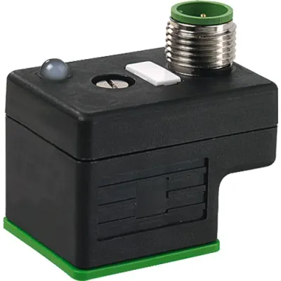Murrelektronik Adapter M12 Stecker oben 7000-41301-0000000 | Ventilstecker MSUD BF A | 3-polig | LED | 24V
