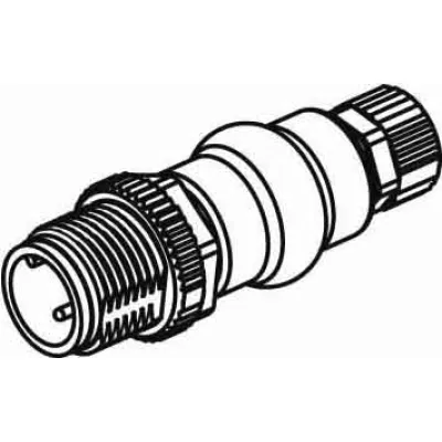 Murrelektronik Adapterstecker 7000-42211-0000000 | M12 Stecker auf M8 Buchse | 4-polig | gerade | Sensor-Adapter