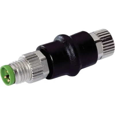 Murrelektronik Adapter M8 Stecker 3-polig auf M8 Buchse 4-polig | 7000-88511-0000000 | Kunststoff | gerade | ölbeständig