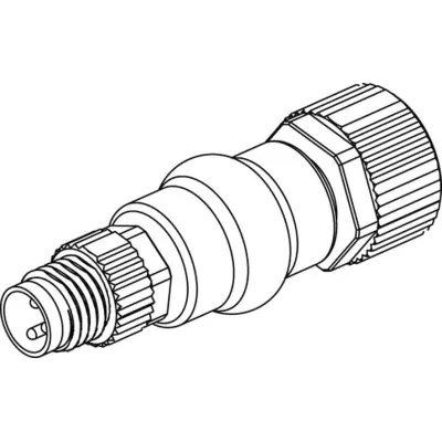 Murrelektronik Adapter 7000-88521-0000000 | M8 Stecker 3-polig auf M12 Buchse 3-polig | Industrie | unge­schirmt