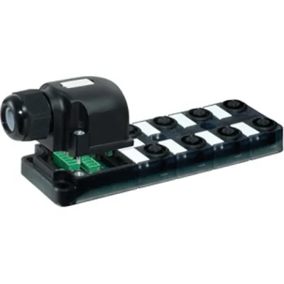 Murrelektronik Passiv-Verteiler 8000-88550-0000000 | Exact12 | 8x M12 | 5-polig | IP65/IP67 | LED | Kunststoff | 24V