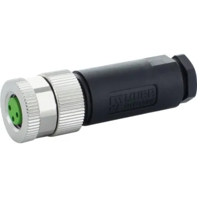 Murrelektronik Rundsteckverbinder M8 Buchse | 3-polig | gerade | Schraubanschluss | IP67 | Kunststoff