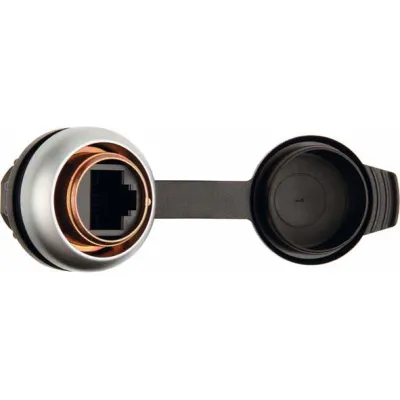 Murrelektronik Einbaudose MSDD 4000-73000-0010000 | RJ45 Buchse/Buchse | Cat5e | Modular | Silber