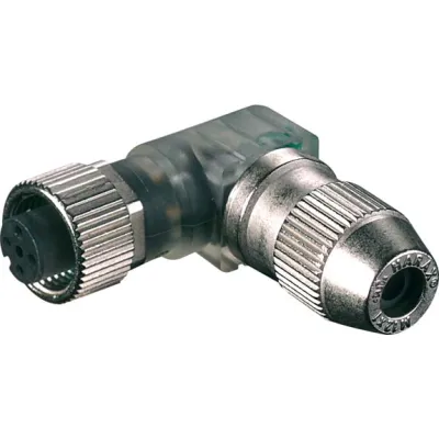 Murrelektronik M12-Buchse gewinkelt 7000-12691-0000000 | 4-polig | Schneidklemmanschluss | 3 LED | IP67 | Kunststoff