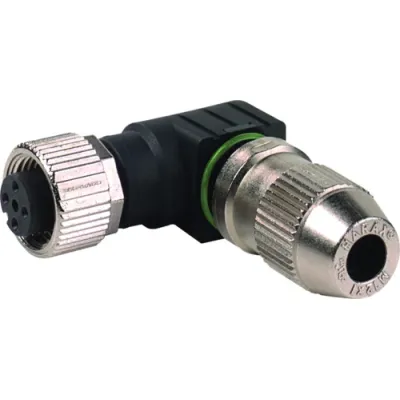 Murrelektronik Rundsteckverbinder 7000-12681-0000000 | M12 Buchse 4-polig abgewinkelt | IP67 | 4–5,1mm