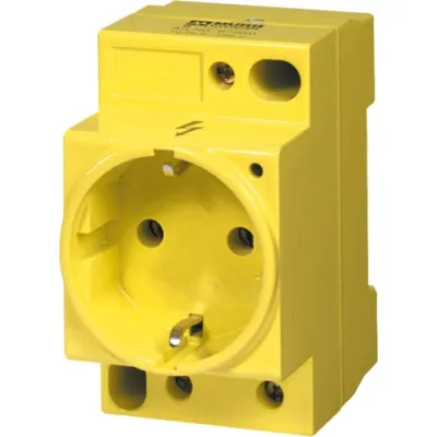 Murrelektronik Steckdose 67950 | Modlink MSVD | DIN-Schiene | 250V 16A | Schraubklemmen | Kontrollleuchte gelb