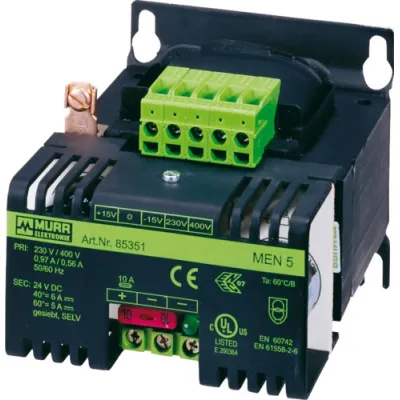 Murrelektronik Kompaktnetzgerät 85350 | Trafonetzgerät 1/2-phasig | 230/400V AC | 24V 2,5A | stabilisiert | IP20